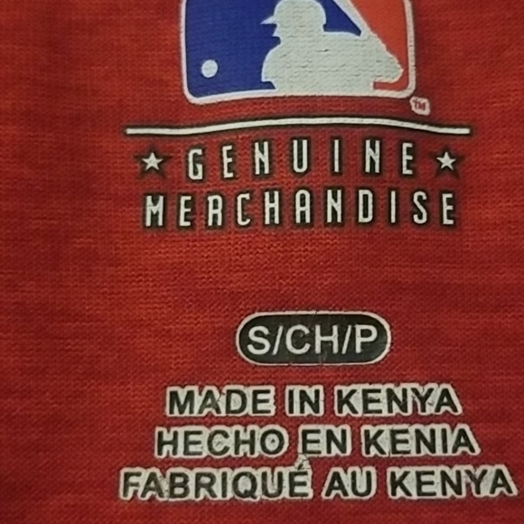 3/$30 Genuine MERCHANDISE Texas Rangers Red Dri Fit T-Shirt Size Small - Picture 2 of 8